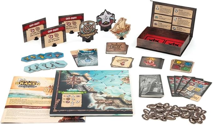 Outset Media Feed The Kraken Essential Edition - A Sailor's Favorite Deduction Game - for 5 to 11 Players Ages 12 and up