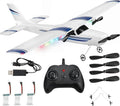 RC AirplaneRC Plane 2.4GHz 2 Channels RTF RC Aircraft with 3-Axis Gyro for Beginner Easy to Speedy Fly Glider Toys with 2 Extra Batteries [ 3 Batteries ]