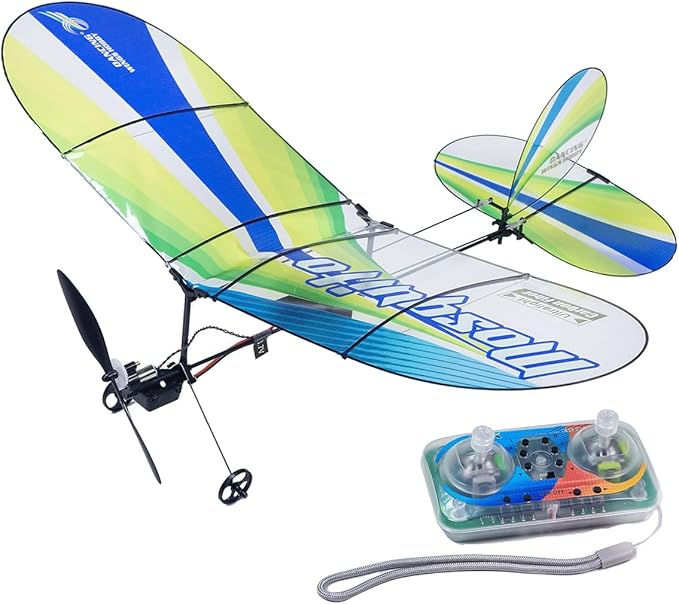 E43 Mosquito RTF RC Airplane for Adults Micro EPP RC Foam Plane 14.1 Inch Wingspan 2.4GHz 3CH Slow Flyer for Indoor Fly