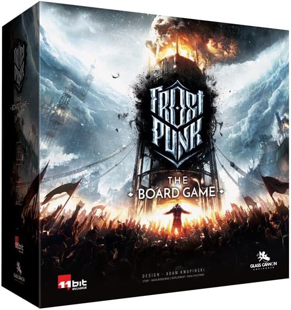 Frostpunk The Board Game - Manage Society in an Ice-Age Apocalypse! Cooperative Survival Strategy Game for Adults Ages 16+ 1-4 Players 120-150 Minute Playtime Made by Rebel Studio