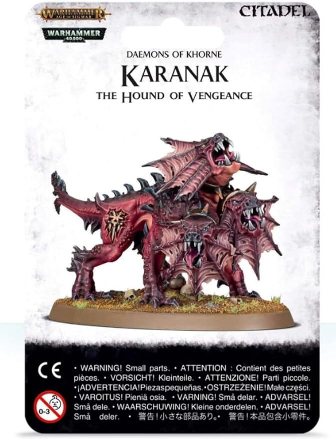 Games Workshop Warhammer AoS &amp 40k - Daemons of Khorne Karanak The Hound of Vengeance