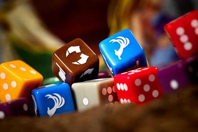 IELLO: Mino Dice - Family Bidding Board Game Trick-Taking Dice &amp Card Game Become Champion of The Labyrinth Fantasy Ages 8+ 3-6 Players 30 Min