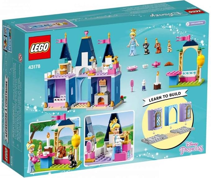 LEGO Disney Cinderella’s Castle Celebration 43178 Creative Building Kit New 2020 (168 Pieces)