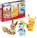 MEGA Pokémon Building Toy Kit Build &amp Show with 3 Action Figures (583 Pieces) for Kids