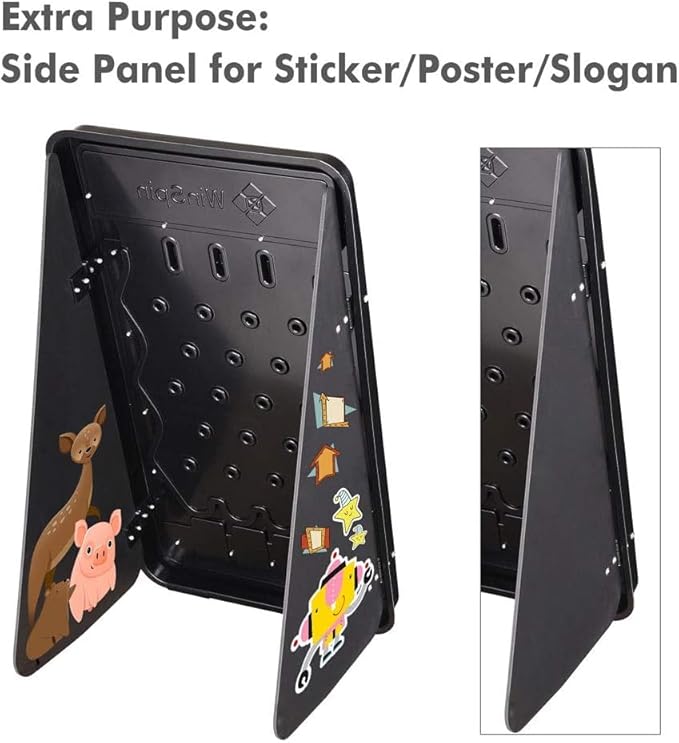 25X14 Prize Drop Plinko Board Foldable Stand with 8 Playing Pucks Tabletop Penny Drop Game for Carnival Trade Show Live Stream Party