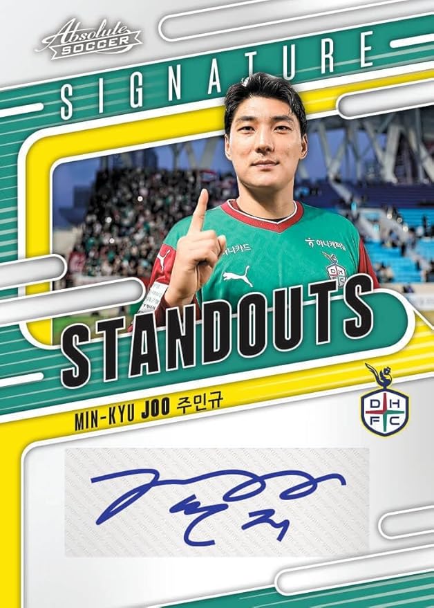 2025 Panini Absolute K League Soccer Hobby Trading Card Box (3 Autograph or Memorabilia Cards Per Box)