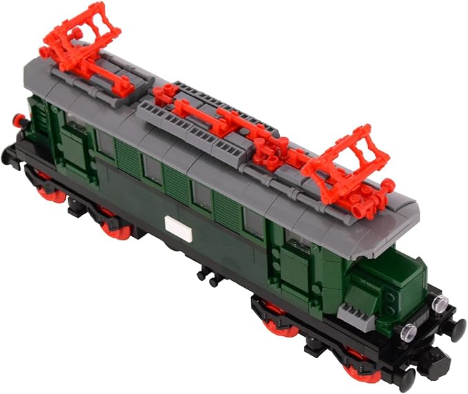 Train Carriage Building Block Kit – Classic Rail Car Model for MOC Train Sets Compatible with All Major Brick Brands Creative Add-On for Custom Railway Builds