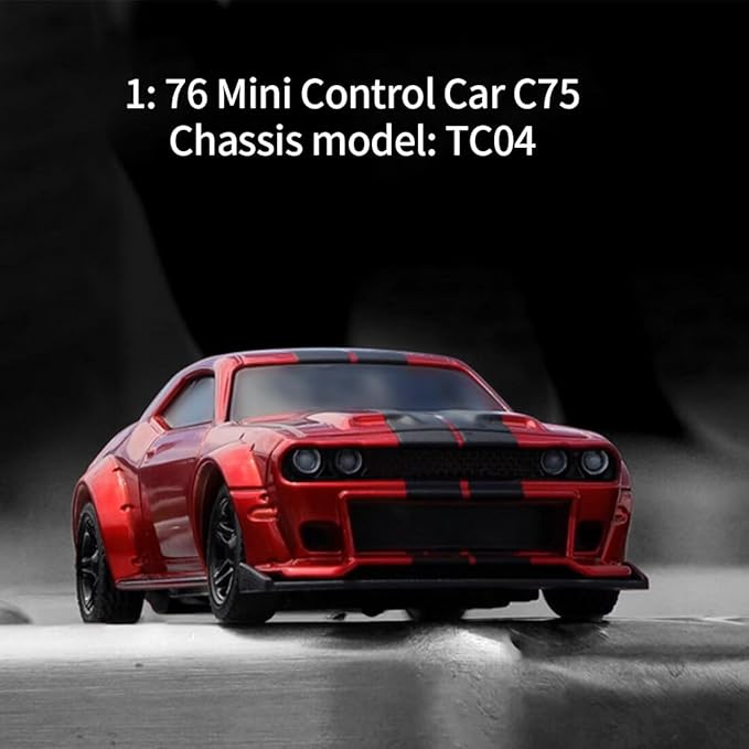 Turbo Racing RC Mini Racing Car Turbo Racing C75 2.4Ghz 1/76 Mini Electric RWD Desktop Drift Car (RTR Version)