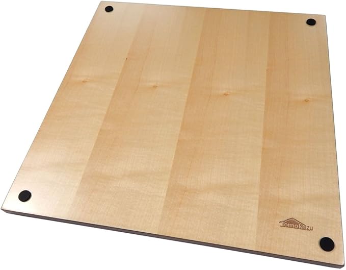 Erebus Chess Board with Inlaid Mahogany Wood Medium 13 x 13 Inch Board Only
