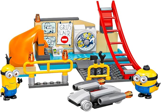 LEGO The Rise of Gru: Minions in Gru’s Lab (75546) Building Toy for Kids an Exciting Toy Lab Set with Kevin and Otto Minion Figures New 2021 (87 Pieces)