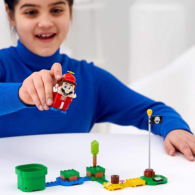 LEGO Super Mario Propeller Mario Power-Up Pack 71371 Awesome Toy for Kids to Power Up The Mario Figure in The Adventures with Mario Starter Course (71360) Playset (13 Pieces)