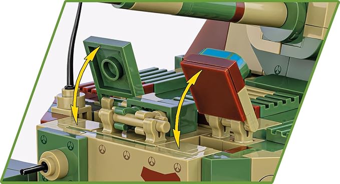 COBI Historical Collection WWII Panzerjager Tiger (P) Elefant Tank Building Set 1252 Pieces