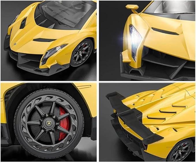 Braha Lamborghini RC Car Yellow 1:24 Scale Age 6+