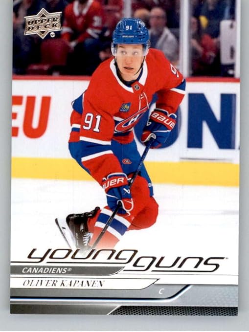 2024-25 Upper Deck Series Two #461 Oliver Kapanen YG Young Guns RC Rookie Card Montreal Canadiens Young Gun Official Hockey Card in Raw (NM or Better) Condition