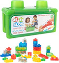 Goliath Jelly Blox Stash 'N Stack 2-in-1 Storage Case | Toddler &amp Preschool Building Blocks Kids Can Squeeze Stretch Squish | MESH ACCREDITED | Safety Tested &amp Ouch-Free | Sensory Play for A