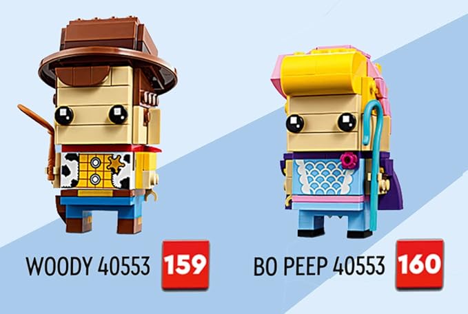 LEGO BrickHeadz Woody and Bo Peep - Toy Story 296 pcs