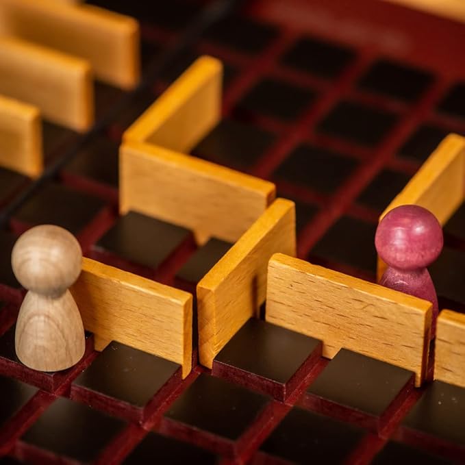 Quoridor - Over 1 Million Sold! Mensa Select Winner | Wooden Abstract Strategy Game for Adults and Families | Ages 8+ | 2 to 4 Players | 1 Minute to Learn 15 Minutes to Play