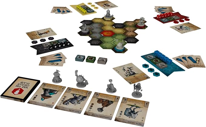War for Chicken Island (2nd Edition) – Miniatures Skirmish Strategy Board Game for Adults Family and Friends Competitive Tabletop Game with No Player Elimination Ages 14+ 1–4 Players