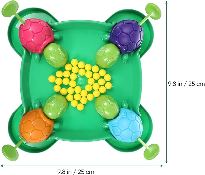 Turtle Board Game: Hungry Board Game for Kids - Table Bean Chessboard Pre-School Early Educational Toys for 4-2 Players Ages 2+