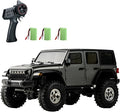 GoolRC RC Crawler 4WD RC Truck D870 RC Rock Crawler 1:18 Scale Remote Control Truck 2.4GHz All Terrains Off Road Climbing Car with LED Lights and 3 Batteries for Adults (Grey)
