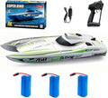 TX768 RC Jet Boat 30km/h High Speed Jet Boat Brushless Catamaran with 3×3S LiPo Batteries Water Cooled Engine 40cm ABS Hull Long Range RC for Lakes Rivers &amp Pools Brushless RC For Adults