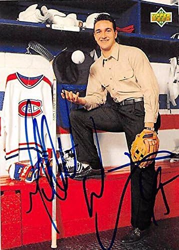 Sports Memorabilia Autograph Warehouse 245521 Gilbert Dionne Autographed Hockey Card - Montreal Canadiens FT 1992 Upper Deck Profiles - No. 625