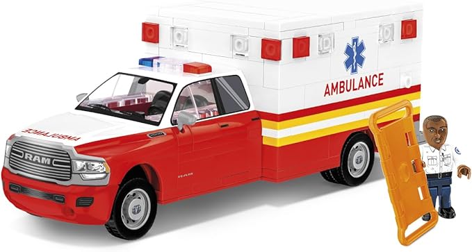 COBI Dodge RAM 3500 Ambulance Building Set 295 Pieces