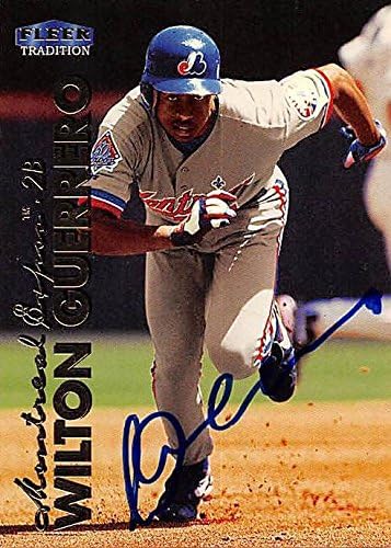 Sports Memorabilia Autograph Warehouse 244794 Wilton Guerrero Autographed Baseball Card - Montreal Expos FT 1999 Fleer Tradition - No. 386