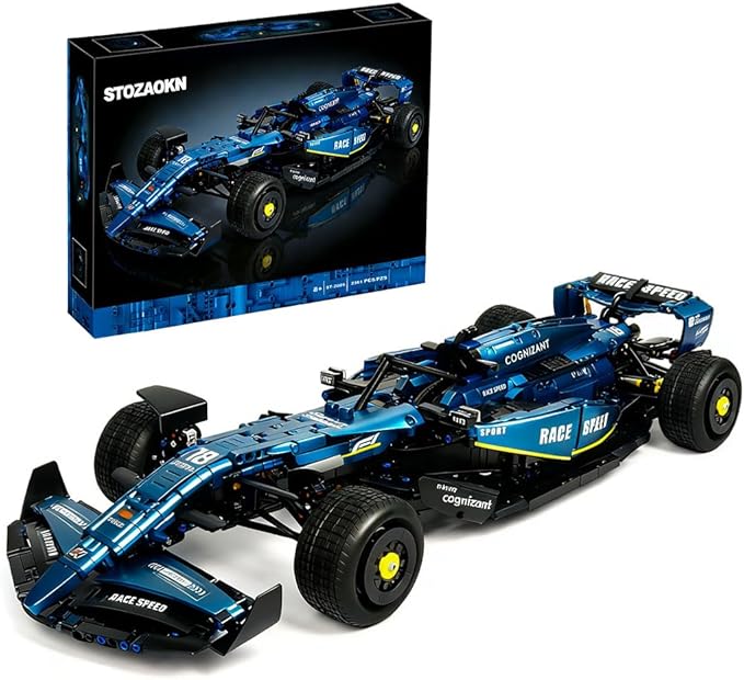 Formula 1 Model Car Kits for Adults Aston Martin F1 Car with Realistic Details F1 Toys Building Sets Craft for Display Formula 1 Racing Gifts for Teen Boys Ideal F1 Gifts for Men
