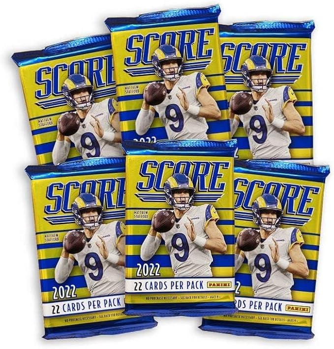 2022 Panini Score Football Trading Card Blaster Box - 132 Cards Inside