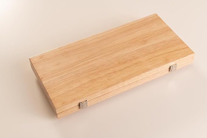 MindWare 4 Player Wooden Mancala Board Game with Foldable Board and Mancala Stone Movers - 2 to 4 Players