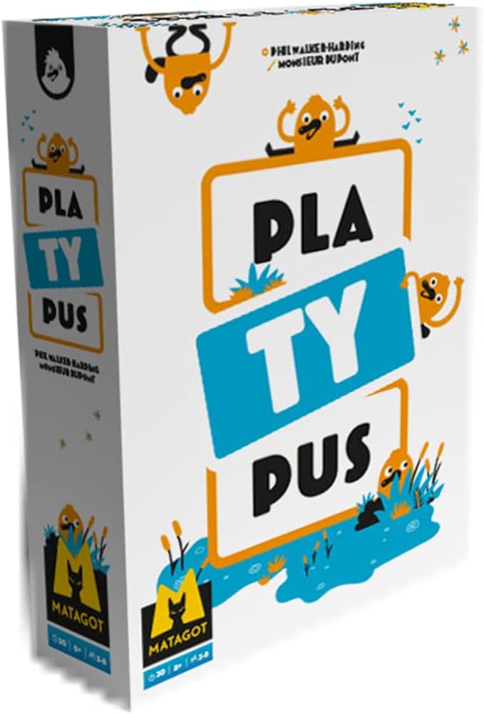 Matagot Platypus Party Game | Cooperative Word Game | Great Family Game for Game Night | Fun Guessing Game for Adults &amp Kids | Ages 8+ | 2-8 Players | Average Playtime 30 Minutes | Made PLAT01