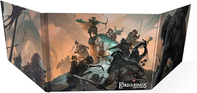 The Lord of the Rings Roleplaying 5E Loremaster’s Screen &amp Rivendell Compendium – Accessory for RPG Adventures