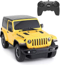 RASTAR RC Toy 1/24 Scale Wrangler JL Remote Control RC Car Rubicon Model Vehicle for Kids Yellow