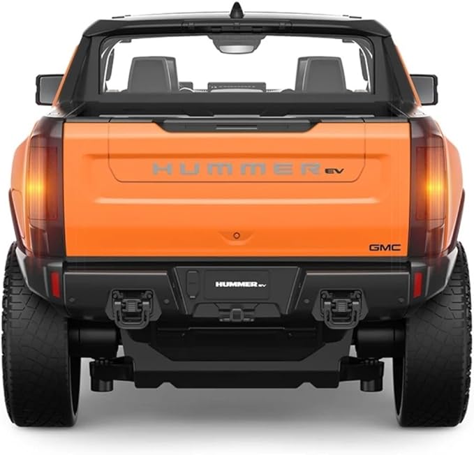 1/16 RC Raing Car for Hummer EV Remote Control Alloy Car with Crab Walking Model 4.8V 600mAh Vehicle Adult Collectible (1/16 Orange)