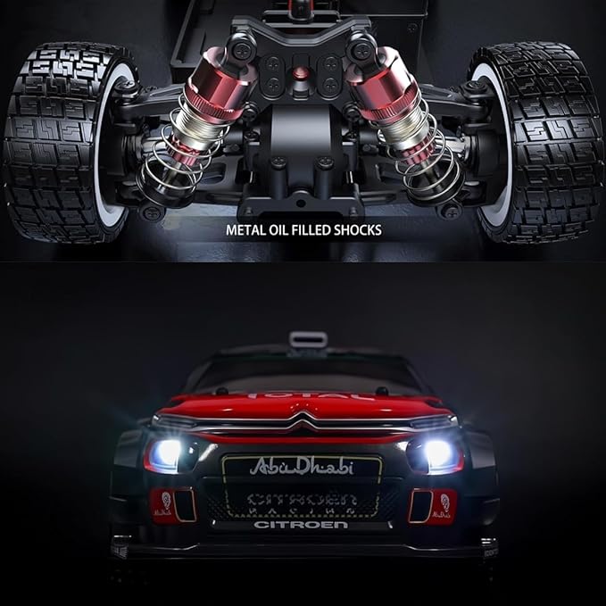 Mjx Hyper go 4x4 Brushless Rc Cars 14303 Hyper 4wd Rc Car All-Road RC Drift Car Brushless Scale 2.4G 4wd High Speed ElectricTerreneitor 4x4 Carros1/14 Citroen C3 Fast RC Cars for Adults…