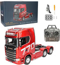 1/18 Scale 770S Heavy Duty RC Semi Truck RC Tractor Truck with Rear Wheel Drive Collectible Model with High Speed Performance
