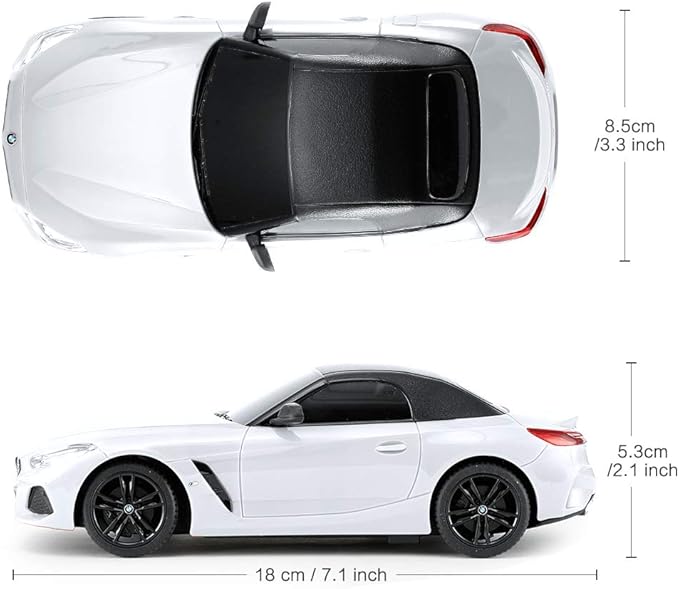 RASTAR BMW Toy Car 1:24 BMW Z4 Roadster Remote Control R/C Car Model Vehicle for Kids
