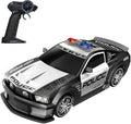 GoolRC 1:12 Scale RC Drift Car 2.4GHz Remote Control Police Vehicle with Lights and Siren 4WD Drift GT RC Cars Vehicle High Speed Racing Drifting Car Gifts for Teen Adults