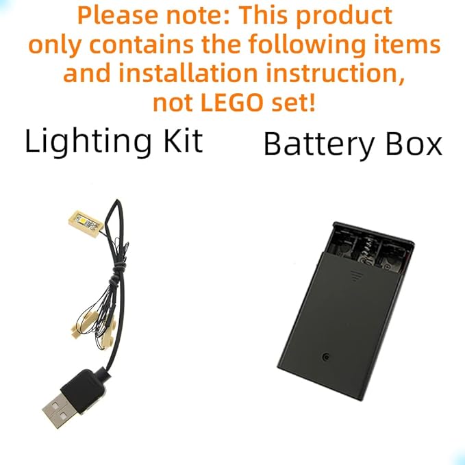 LED Light Kit Compatible with Lego Hogwarts Room of Requirement - Lighting Set for 75966 (Model Set Not Included)
