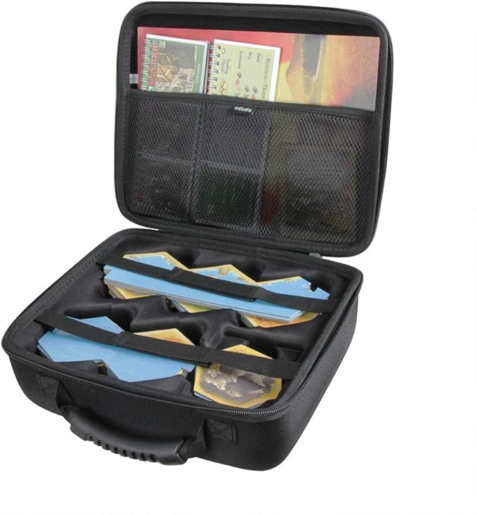 adada Hard Travel Case for catan The Board Game +Seafarers / 5-6 Player/Cities &amp Knights (Only Case)