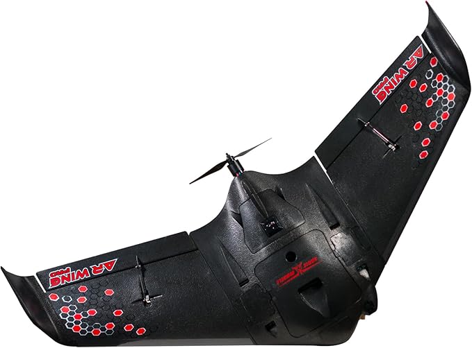 Buddy RC Sonic Modell AR Wing Pro Airplane FPV Plane with 1000MM Wingspan Easy Controlled Plane for Skilled Adults (PNP Version Black)