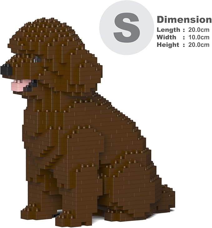 JEKCA Toy Poodle 03S-M05 | Dog Plastic Building Blocks | Age 14+