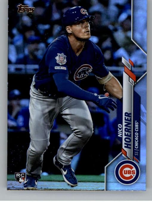 2020 Topps Rainbow Baseball #70 Nico Hoerner Chicago Cubs Official MLB Series One Trading Card From The Topps Company