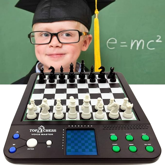 Top 1 Chess Electronic Chess Set | Chess Set for Kids and Adults | Voice Chess Computer Teaching System | Chess Strategy Beginners Improving Learning Board Game