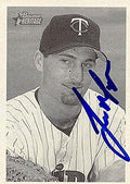 Sports Memorabilia Autograph Warehouse 246285 Joe Mays Autographed Baseball Card - Minnesota Twins 2001 Bowman Heritage - No. 103