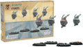 Modiphius Entertainment: Fallout: Wasteland Warfare - Robots: Eyebots - 4 Figures 32mm Unpainted Resin RPG Miniatures Nuka World Tabletop