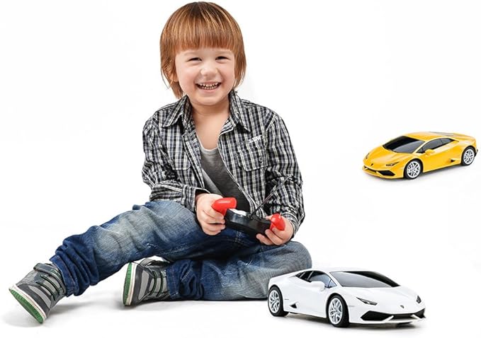 RASTAR Lamborghini HURACÁN LP610-4 RC Car Radio Remote Control 1/24 Scale (White)