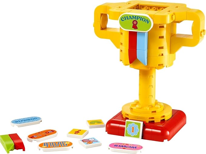 LEGO Buildable &amp Customizable Trophy Award Kit 40688 (157 Pieces) for Kids Ages 7+
