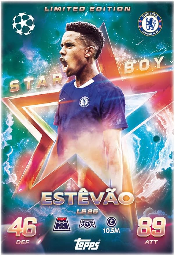 Topps UCC Match Attax 2025/26 - Mega Tin - Battlers - contains 45 Match Attax cards plus 3 exclusive Gladiators LE cards.